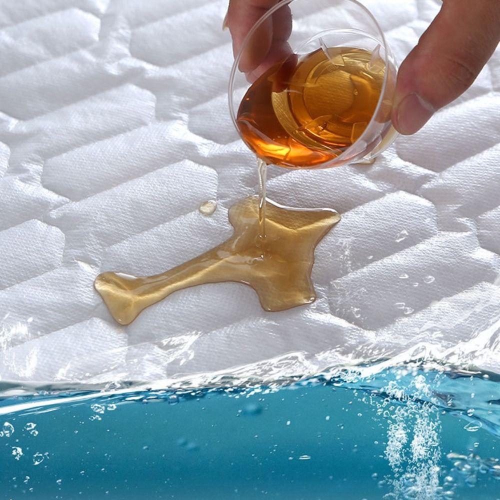 Non-slip Mattress Pad Anti Dust Bed Cover Protectors Pads Throw Mattress  Elderly