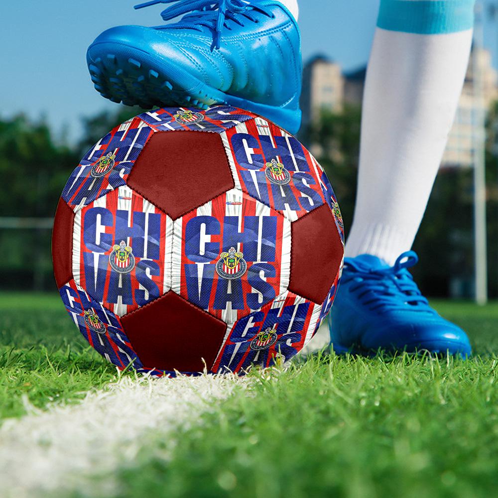 Chivas Fondo De Pantalla Indoor Soccer Ball Colorful All Ages Size 5 Machine Stitched PVC Competition Ready Durable High-Bounce