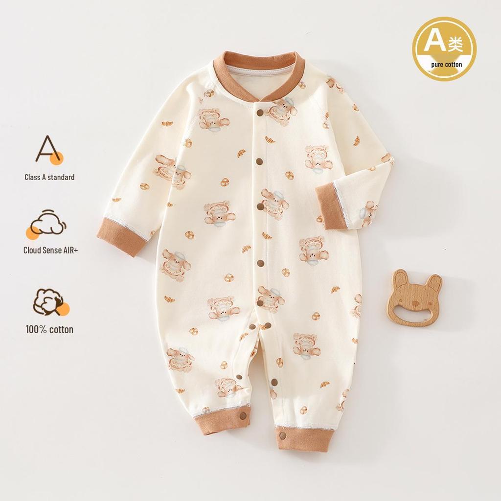 Unisex Baby Bodysuit: A-Class Pure Cotton for All Seasons