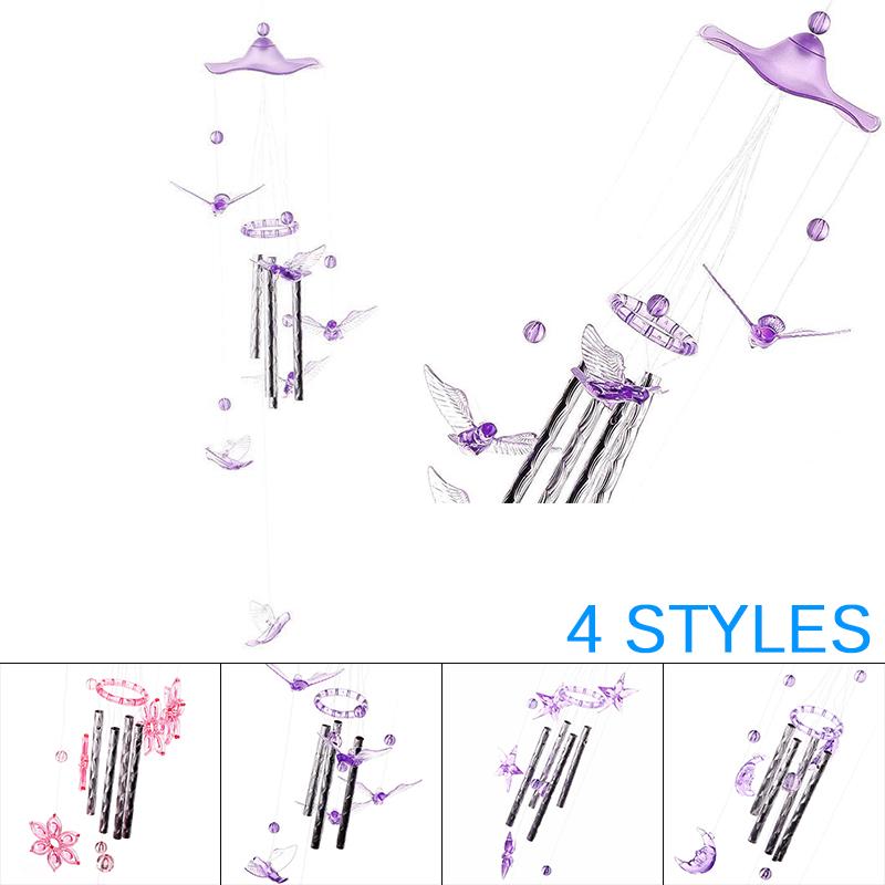 Cute Metal Tubes Bell Wind Chimes Garden Yard Hanging Home Decoration