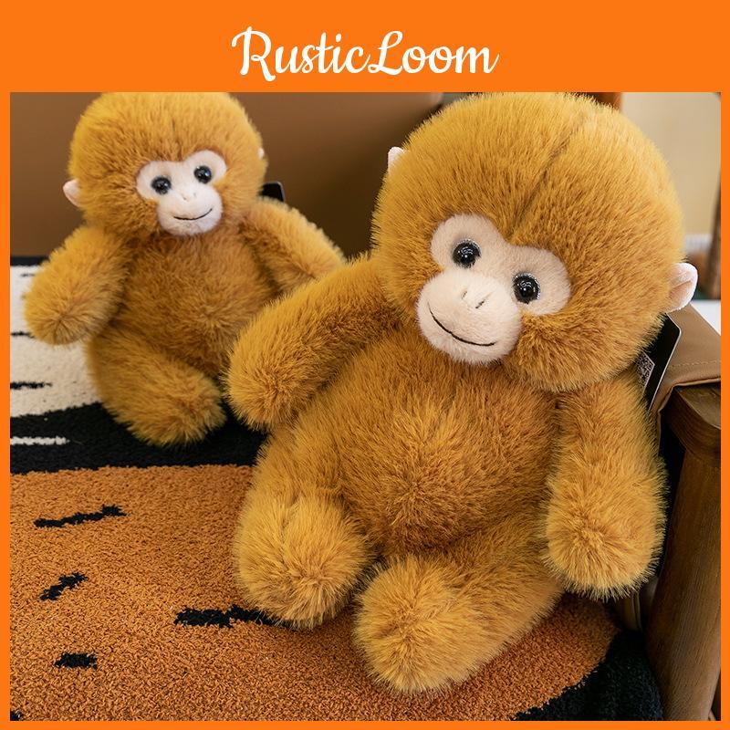 Snub Golden Nosed Monkey Plush Toy Stuffed Animal Cute Doll Kids Soft Comforting