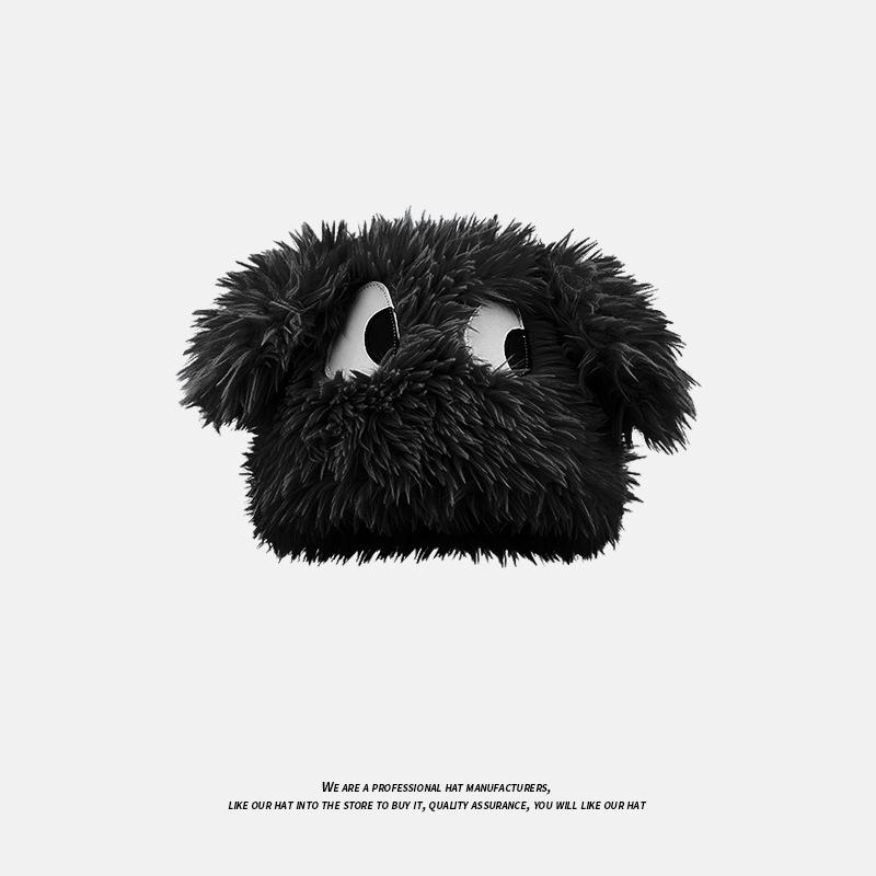 

Милая плюшевая шапка-пуловер с длинными ушами для женщин - Теплая зимняя шапка с защитой ушей One Size