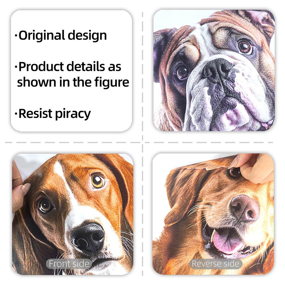 Dog Window Decals Lifelike Stickers Charming Window Decals