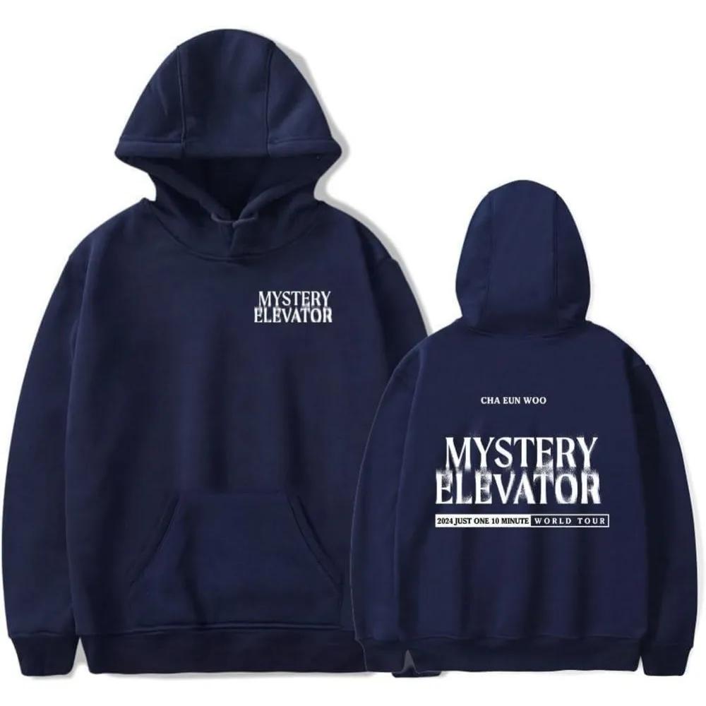 

Cha Eun Woo 2024 Just One 10 Minute Mystery Elevator World Tour Oversized Women/Men Hoodie Sweatshirt Casual Tracksuit 3XL