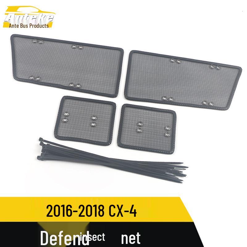 CX-4 Radiator Insect Screen Mesh Cover for 2016-2018 Models - Bright Piece Decoration Accessory