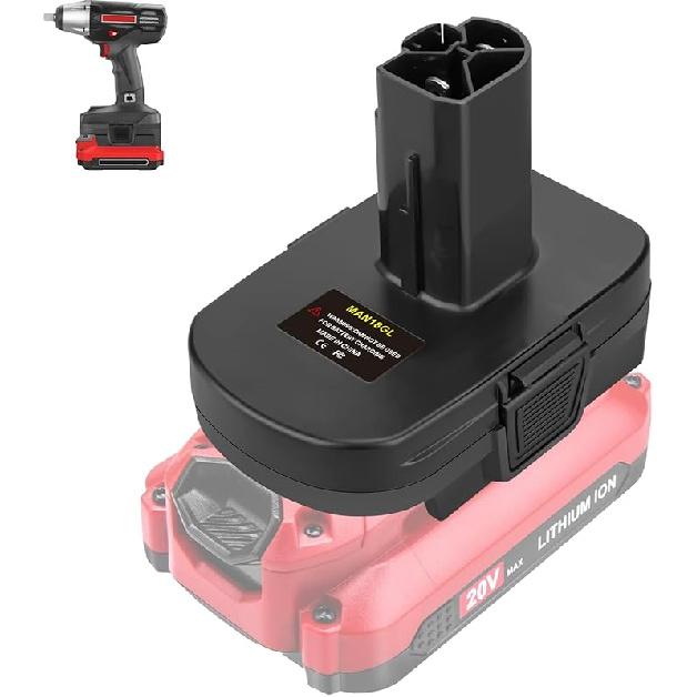 Battery Adapter for Dewalt 20v Convert To for Dewalt 12V-14.4V Ni-MH Battery, Convert for Dewalt 20v Battery To 12V-14.4 Ni-MH Battery Tools(Only