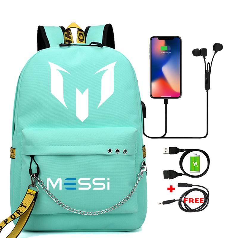 Fotbal Super Stars Rucsac școală Băieți Fete Laptop de călătorie Adolescenți Mochile Studenți Tote Rucsac pentru copii