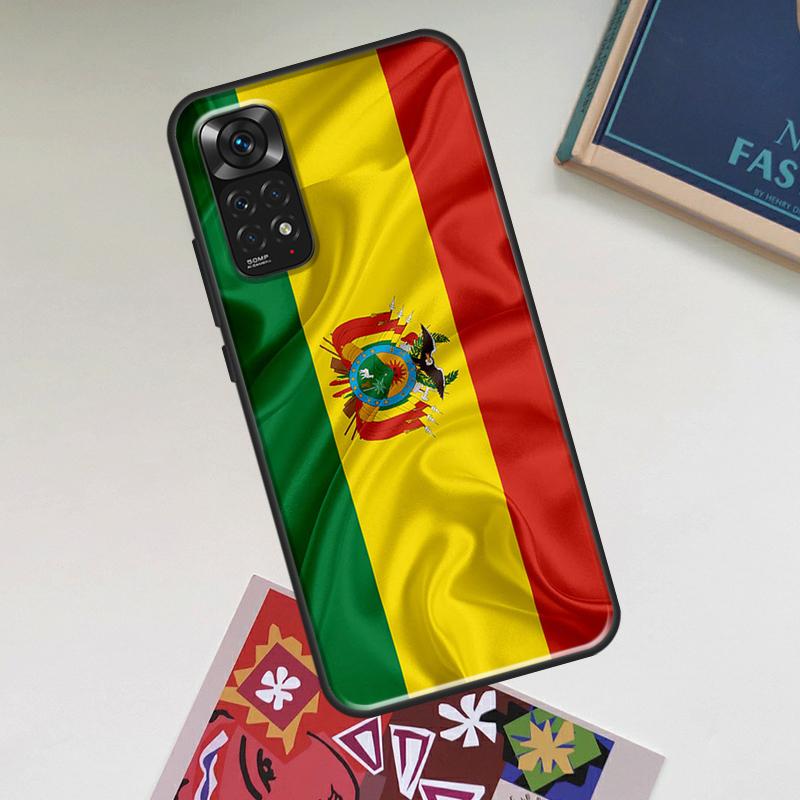 Bolivia Flag Art Case For Xiaomi Redmi Note 12 Pro Plus 8 9 10 11 Pro 8T 9S 10S 11S 12S 9C 10A 10C 12C Cover