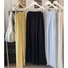 Summer God Pants, Cool and Smooth High-waisted Straight-leg Pants, Loose Casual Wide-leg Pants, Women's Summer Skin-friendly Ice Silk Pants