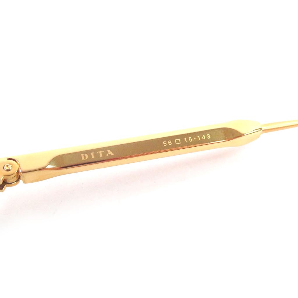 Pristine DITA Sunglasses TRYSIM.75 Rimless Two-Point Gold DTS182 Used