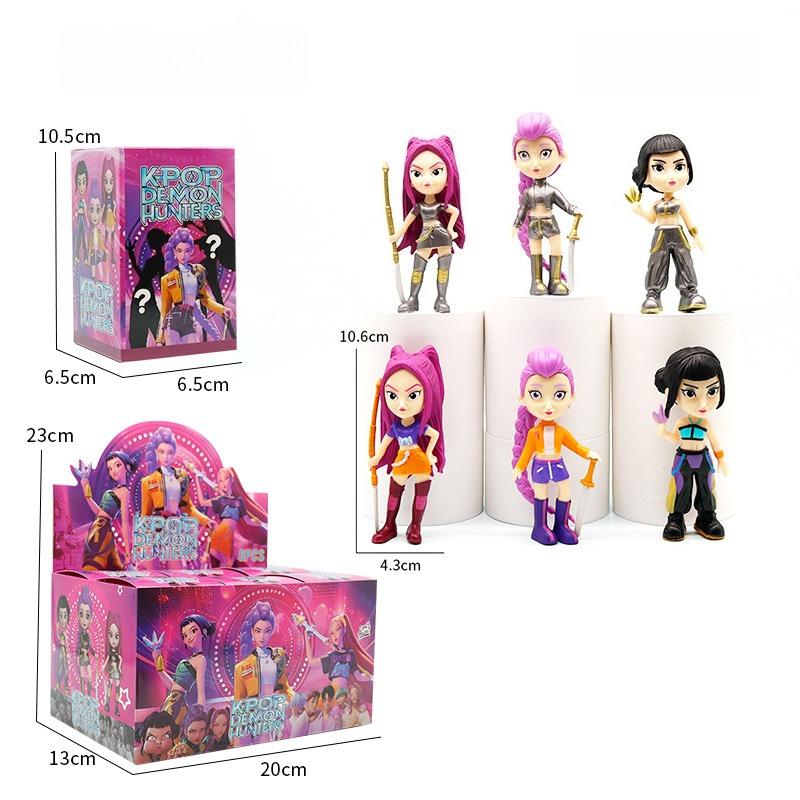 K-POP Witch Hunters Blind Box Set Decorative Doll Figure Mobile Desktop