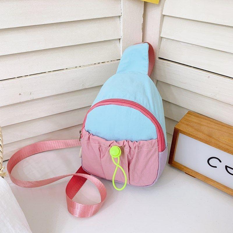 Kids Colorful Crossbody Chest Bag, Cute Lightweight Mini Shoulder Bag for Boys and Girls, Compact Casual Travel Daypack for Phone and Small Essentials
