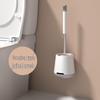 Wall-Mounted Silicone Toilet Brush