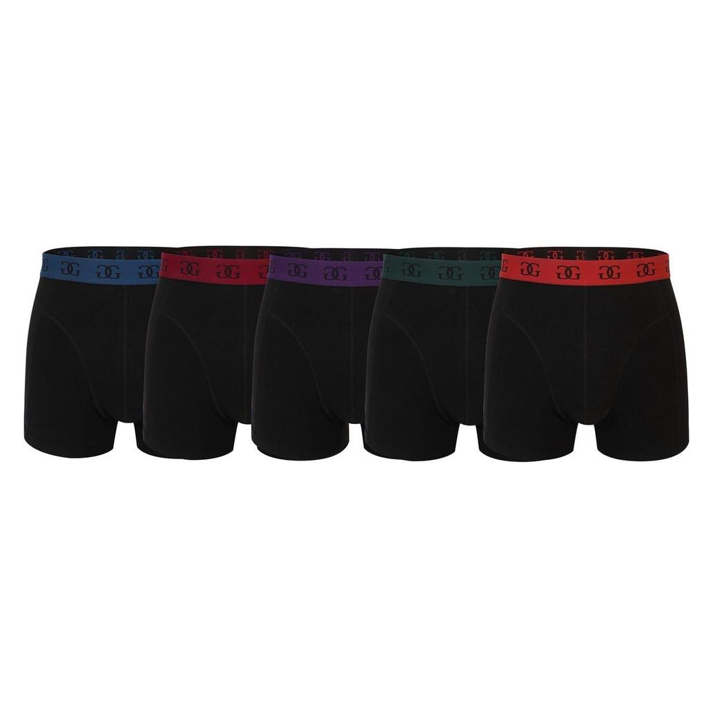 Giorgio Mens Cotton Blend Boxer Shorts (Pack of 5)