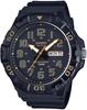 Casio Standard Big Face Quartz Watch MRW-210H-1A2V Men's Black and Gold [Imported]