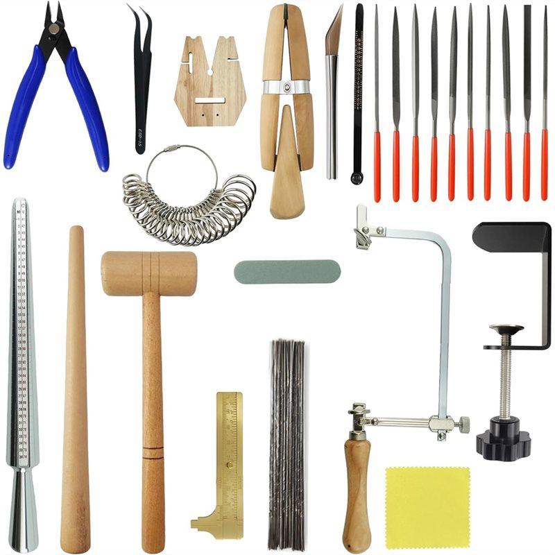 Ring Making Kit With 16-Piece Jewelers Tools Jewelers Saw And Jewelry Tools For Jewelry Making, For Jewelers And Jewelry