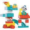 MEGA BLOKS First Builders Peek A Blocks Parc d'Attractions - 35 Blocs - 12 Mois Et +
