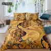 Home Living Luxury Flowers Print 2/3Pcs Soft Duvet Cover Set PillowCase Queen and King Size Kids Bedding Set EU/US/AU Size