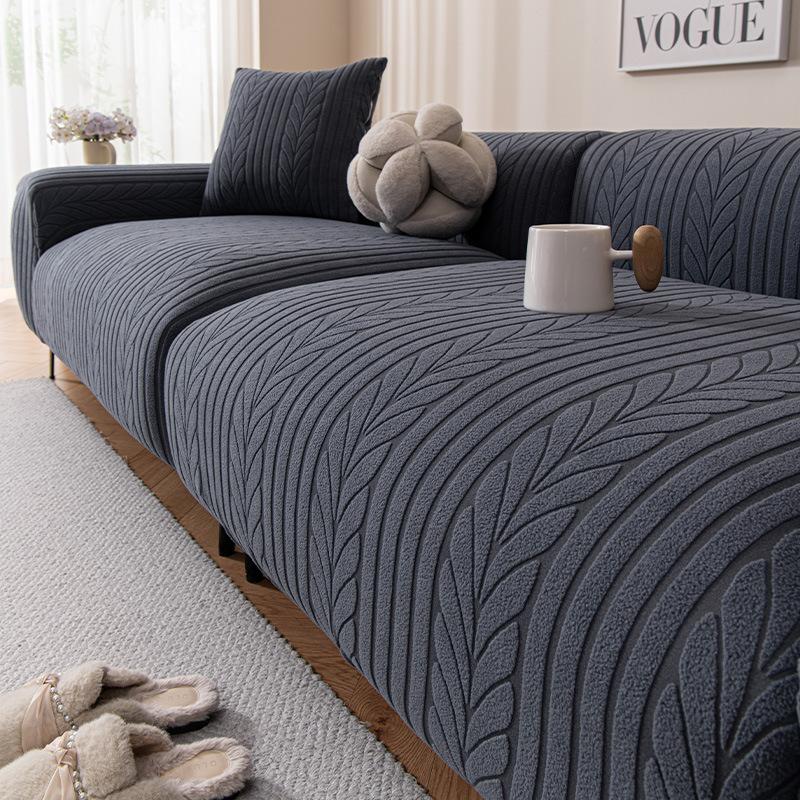 Elastic Thickened Polar Fleece Sofa Cover New All Season All Inclusive Universal Cover