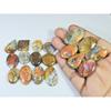 381Cts. Natural Forest Agate Mix Cabochon Loose Gemstone 18 Pcs Lot C-1961