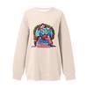 Women's Fashion Long-Sleeve Pullover Sweatshirt With Fun Movie-Themed Print
