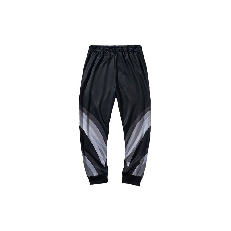 Li Ning New York Fashion Week Series Casual Sports Cuffed Long Pants Men Bottoms Standard-Black AKLP789-1
