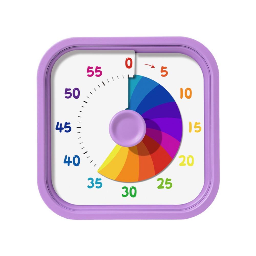 60 Minutes Visual Timer Square Kitchen Cooking Timer Time Management Tool Countdown Timer Indoor