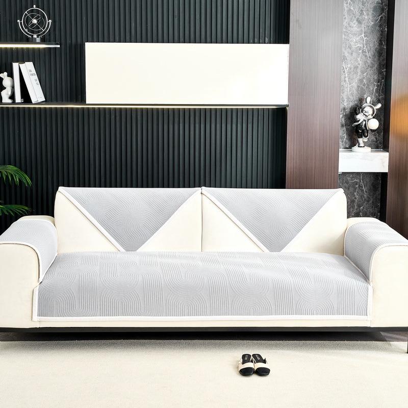 Cream Wind Sofa Cushion, All-Season Non-Slip Chenille Seat Cushion, Modern High-End  New Sofa Cover Cloth