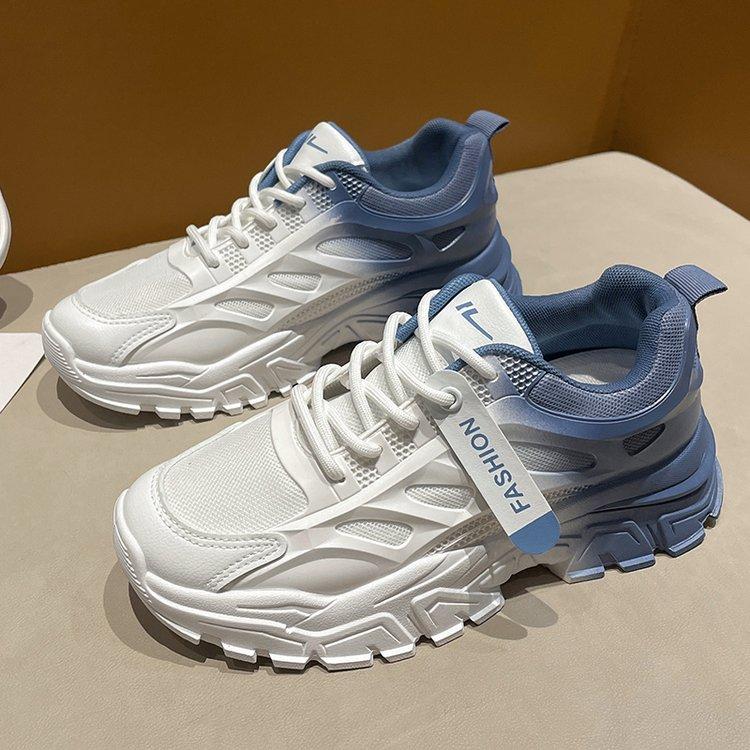 Fashion Sneakers Women Trends 2024 Summer New Platform Sneakers Thick Sole Casual Woman Shoes Mesh Breathable Vulcanize Designer Shoes