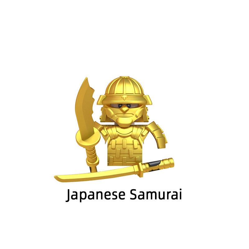 

Средневековый японский самурай модель блоки MOC кирпичи набор подарки игрушки для детей WM6090