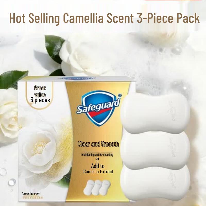 Safeguard Gentle Camellia Detoxifying Soap 3-Pack