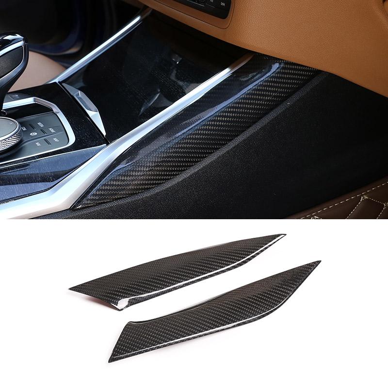 For BMW G20 G21 G22 G23 3 4 Series 2025-2025 Real Carbon Fiber Central Control Dashboard Console Interior Trim Accessories