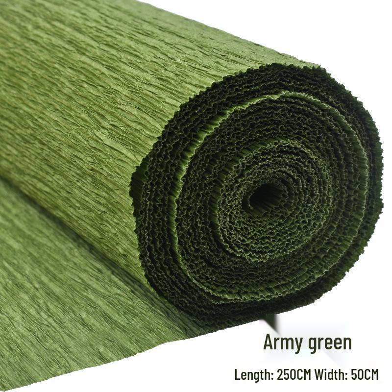 

Утолщенная и удлиненная крепированная бумага: Цветной Гофрированный для DIY Ручной работы Спиральные Цветочные Дизайны