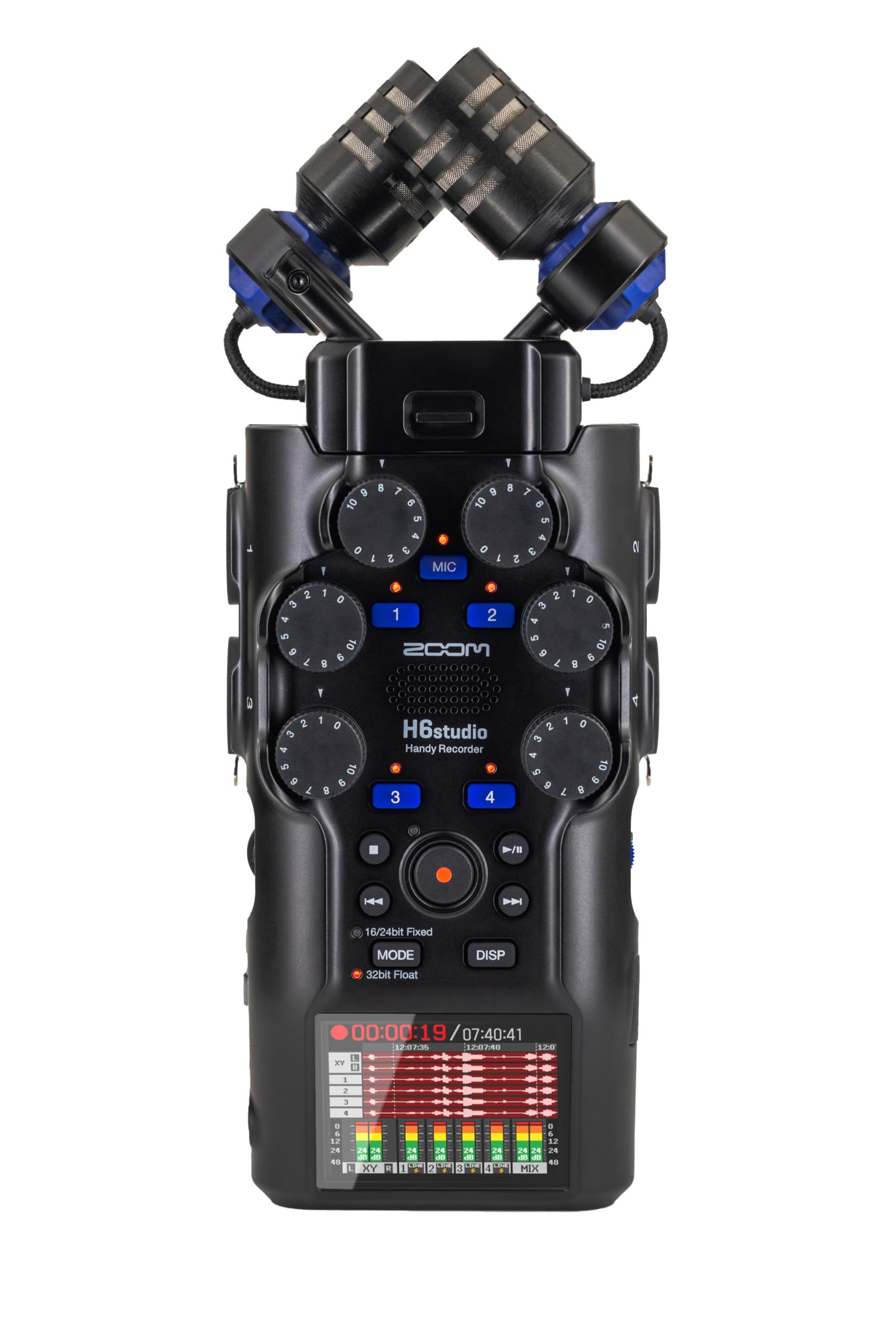 

ZOOM H6studio Handy Up to 8 Tracks Simultaneously Tracks Stereo Equipped with a XY Stereo 4 Phone Noise Gain Supports 192kHz Sampling 2025 Ideal for