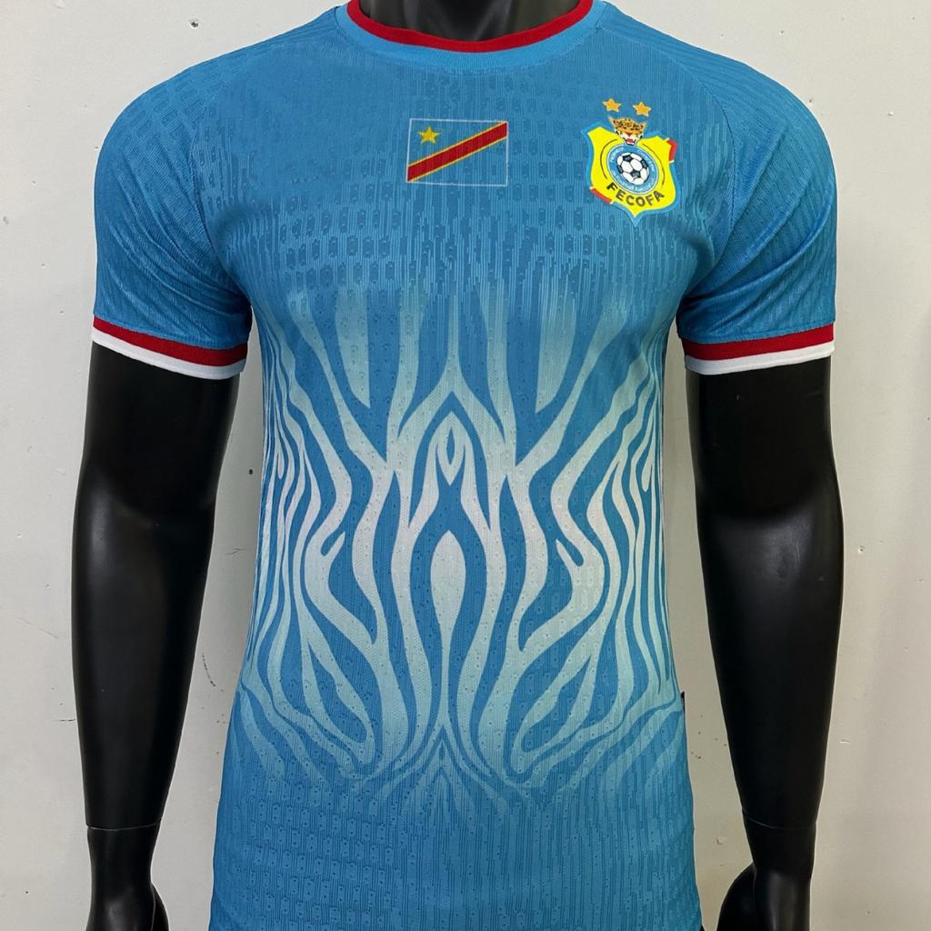2026 World Cup Congo National Team Player Version Jersey Quick-drying Breathable T-shirt Can Be Printed Number Cross-border Special Supply