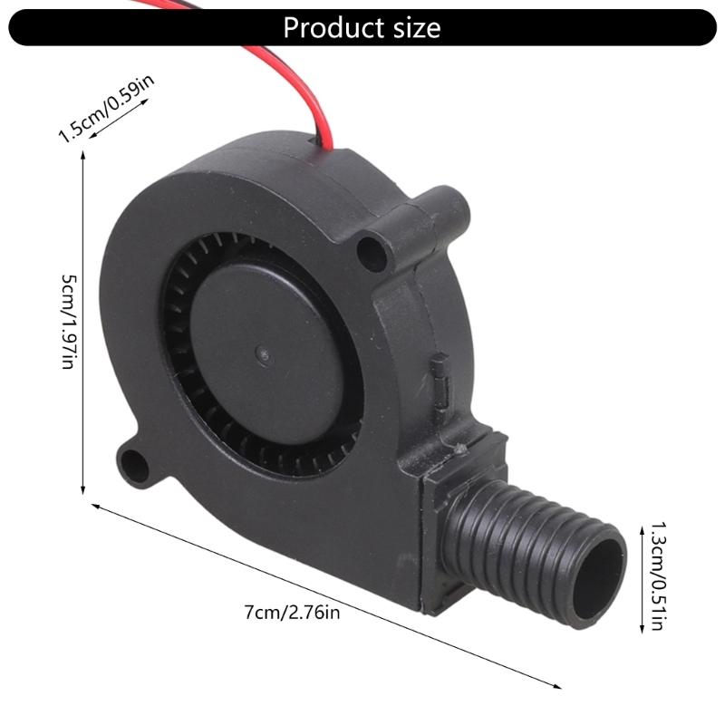 5015 Cooling Fan Brushless Blower Fan 3D Printer Part Extruder 2Pin Cooling Blower Fan XH2.54 Connector for 3D Printer