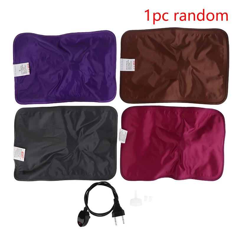 Eu/Us Plug Rechargeable Electric Hot Water Bottle Reusable Hand Warmer Heater Bag For Winter Hot Water Bottle Random Color