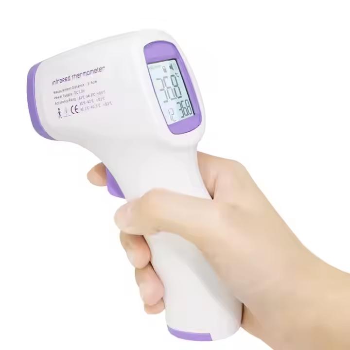 Fever Body Forehead Infrared Medical Digital Thermometer Non-contact Infrared Thermometer Ear Infrared Thermometer Plastic белый