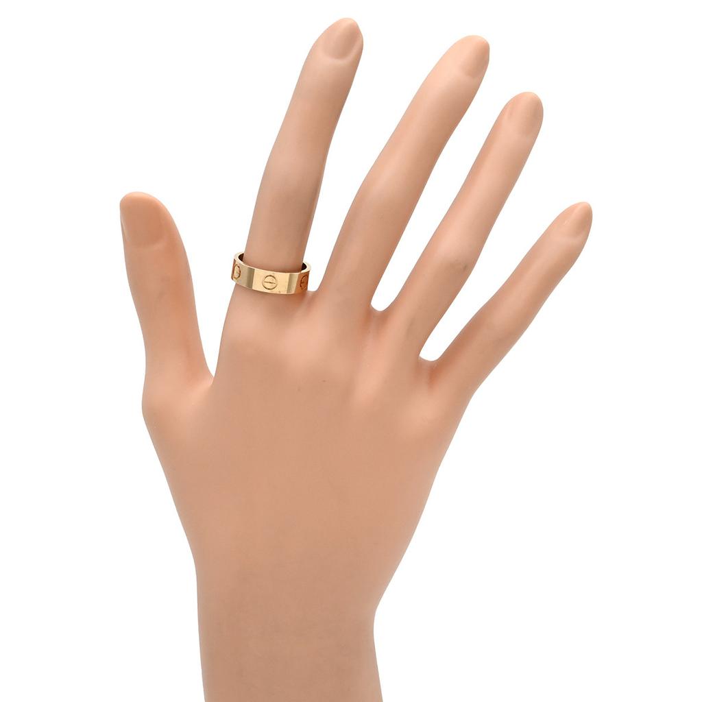 Cartier B4084800 Love Love Ring Classic ModelRing Ring 18K Pink Gold #15(JP Size) Array