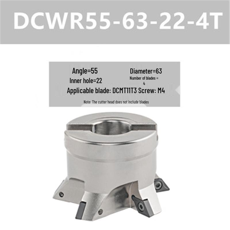 45°-75° CNC V-Shaped Dovetail Groove Milling Cutter with Inner Hole
