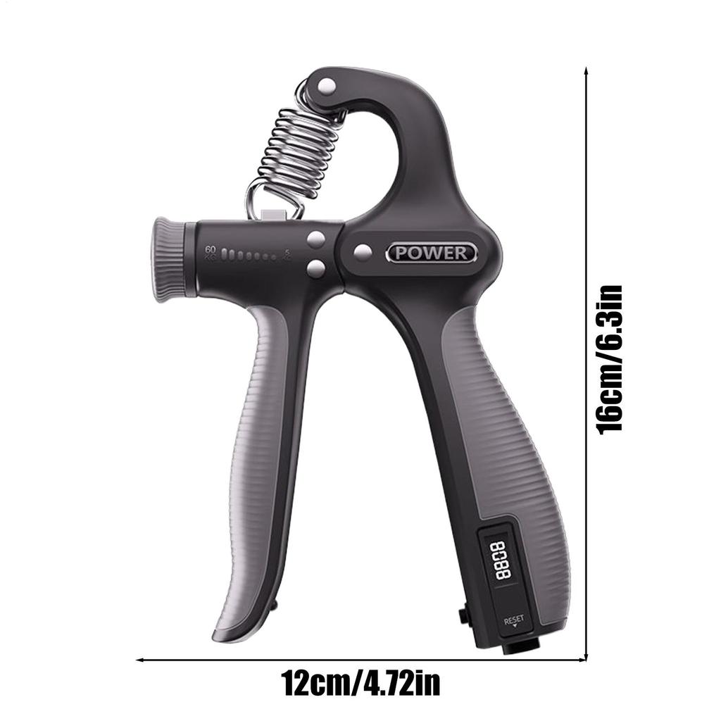 Grip Strength Trainer Forearm Trainer 11-130 Lbs Adjustable Digital Hand Gripper for Gym Home Work Travel Adults Seniors