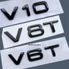 2026 Letter Number Emblem V6T V8T V10 Car Styling Fender Side Rear Trunk Badge Logo Sticker for 4YTFG A4L A5 A6L A7 A8L TT RS7 SQ5
