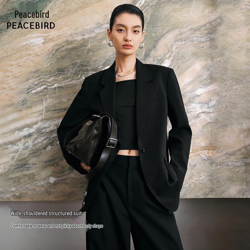 Женский классический структурированный блейзер с вырезом на лацканах S