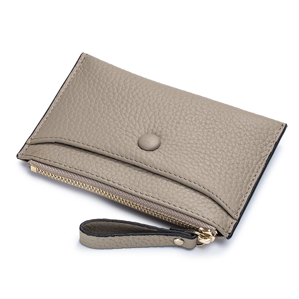 

Ультратонкий кошелек для мелочи, мини-кошелек для ID-карты, водительского удостоверения, кожаный чехол, женская многофункциональная сумка для хранения, картхолдер для нескольких карт.