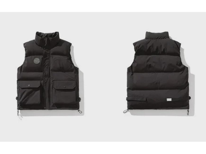 Men's Winter Warm Multi-Pocket Cotton Workwear Vest