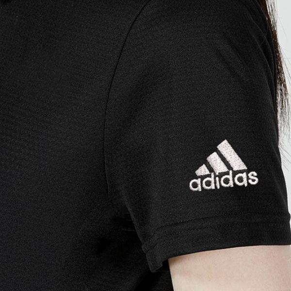 Adidas Solid Color Casual Golf Polo Shirt Women Tops HR6418