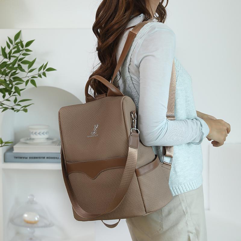 Anti-theft Backpack Women's Commuter Multi-function Oxford Backpack Student Schoolbag