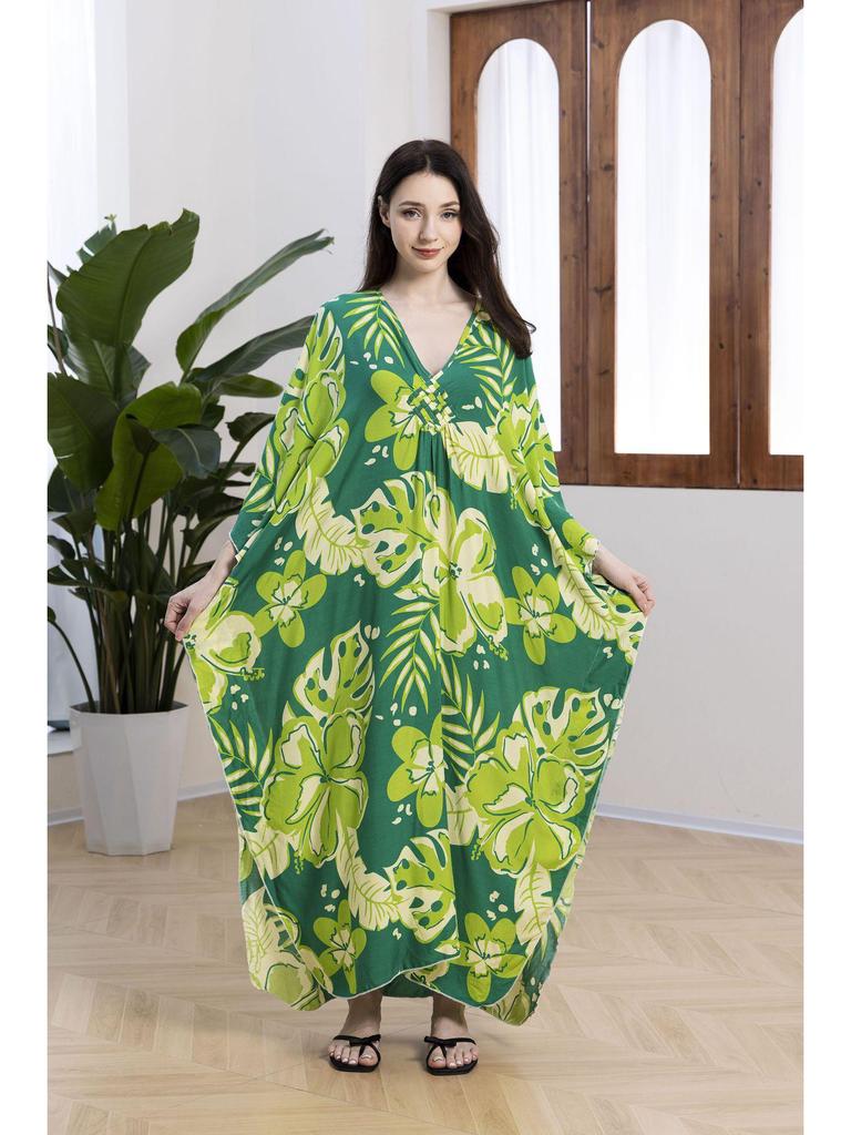 Rayon Handmade Knitted Beach Cover-Up, Plus Size, Long Robe, Bikini Sun Protection, 16 Colors Available