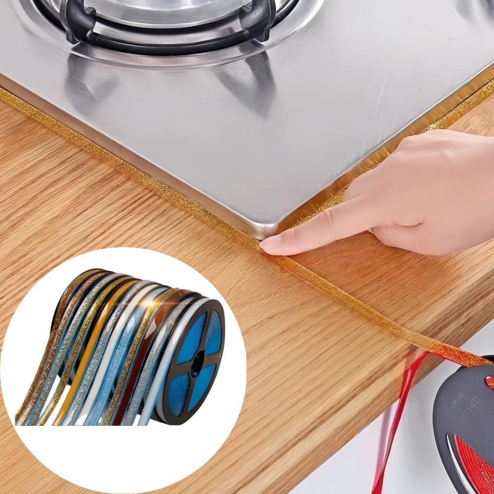 Autocollants de Jointure pour Salon Anti-Salissures Anti-Moisissure Lignes d'Étanchéité de Bord d'Évier Pour Cuisinière Toilettes Mur de Plafond Lignes
