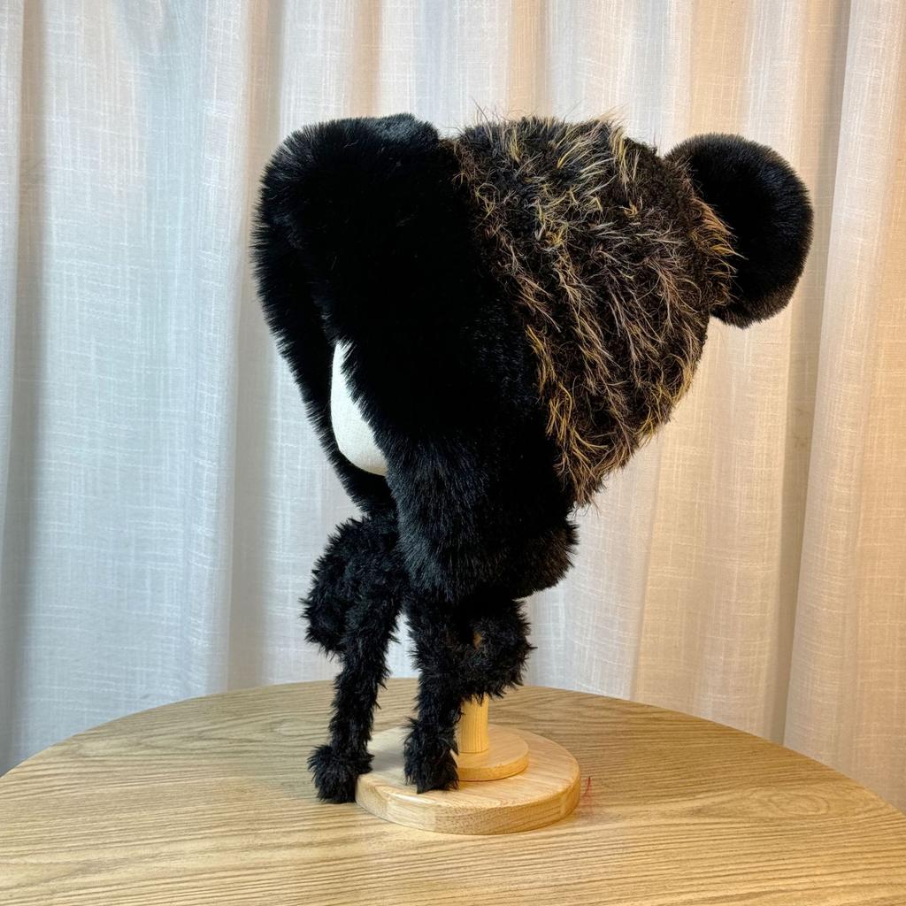 Lei Feng Hat Women's Plus Velvet Thickened Warm Windproof Earproof Hat Northeast Cycling Coldproof Wool Hat